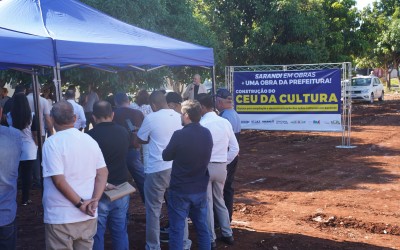 Prefeitura de Sarandi assina Ordem de Serviço para construção do CEU da Cultura no Jardim Ouro Verde IV